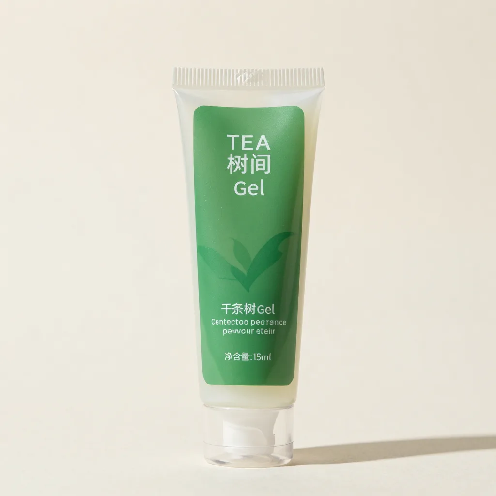 A tube of clear tea tree daily gel