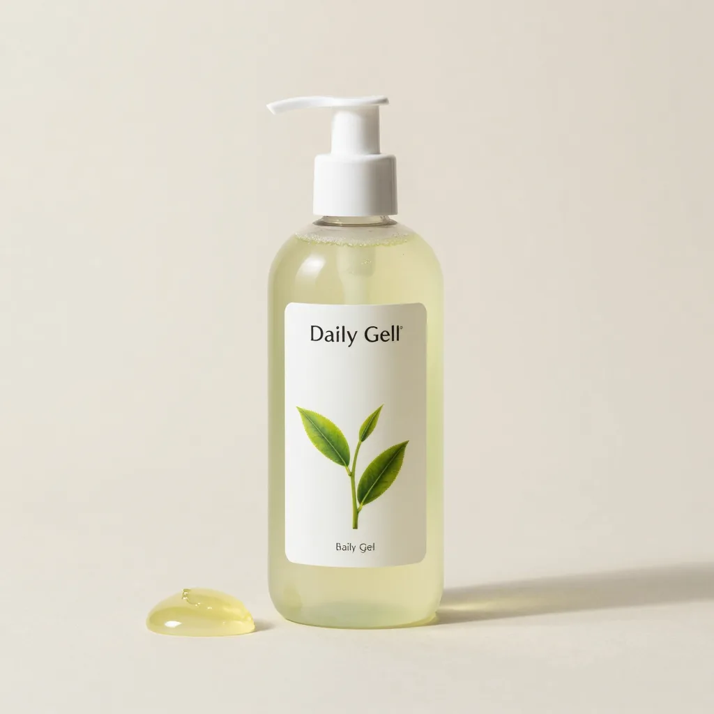 A large tea tree daily gel with a small spot gel
